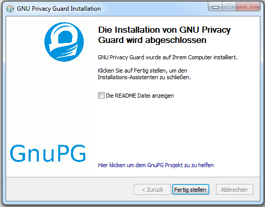 GnuPG Installation