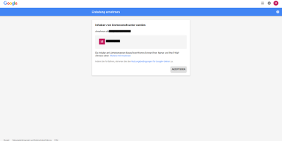 Youtube Inhaberschaft annehmen