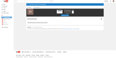 Youtube neuer Kanal wurde hinzugefügt