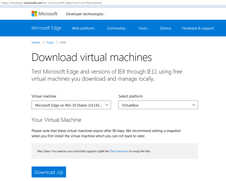 Herunterladen Windows 10 VirtualBox Microsoft