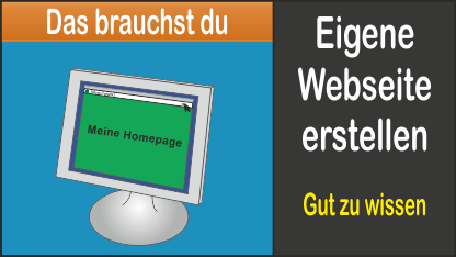 Eigene Webseite erstellen - diese drei Dinge benötigst du