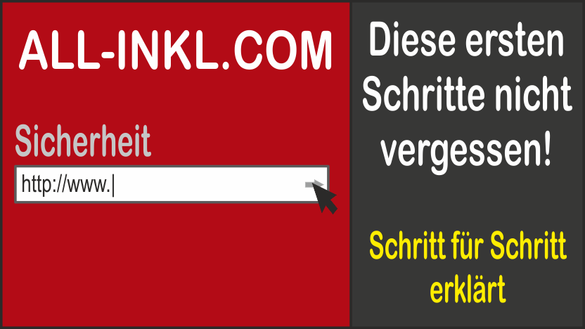 Wichtige erste Schritte bei All-Inkl