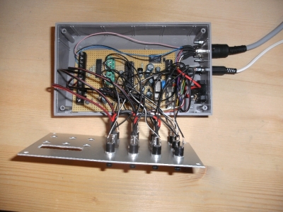 roller blind control electronic casing open