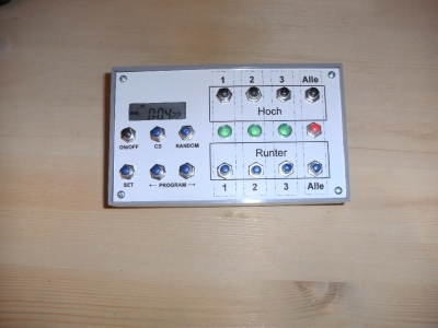roller blind control electronic casing