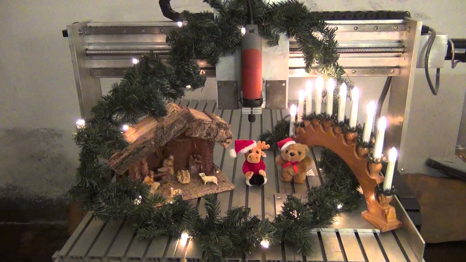 Video: Christmas with my CNC milling machine: Silent Night, Holy Night