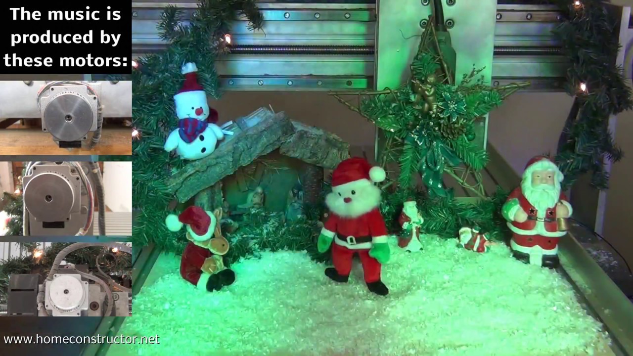 Video: Christmas Party for Nerds: CNC milling machine plays Jingle Bells